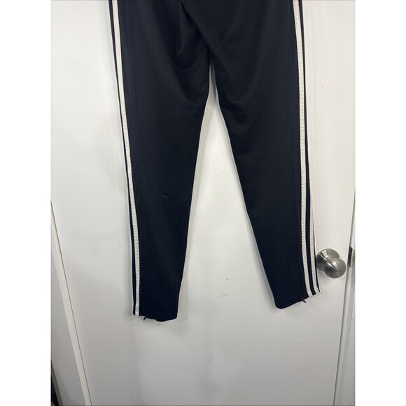 Adidas Essentials 3 Stripes Black White  Sweatpants Straight Leg Small W27”L28 - Picture 9 of 9